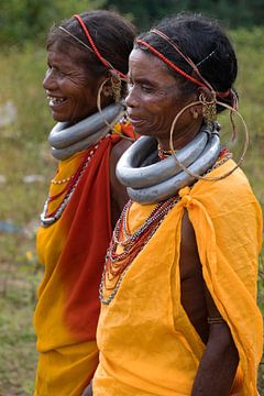 Kleurrijke vrouwen van de Gadaba stam van Affect Fotografie