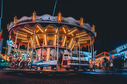 Retro-Mühle auf dem Messegelände