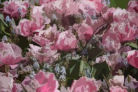 Ein Meer von Blumen von Artforyou  werk van Henk Adriani