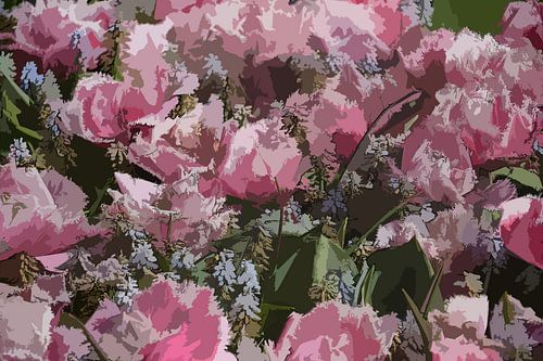 Bloemenzee van Artforyou  werk van Henk Adriani