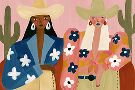Cowgirls mit Charakter von Carla Van Iersel