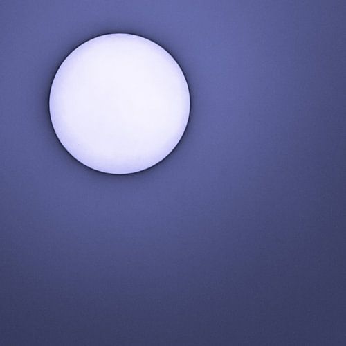 Sun against a purple background