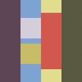 Hedendaagse abstracte geometrische kunst van Dina Dankers