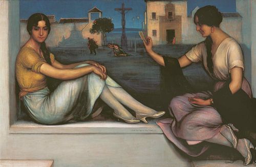 Julio Romero de Torres, divination, 1920