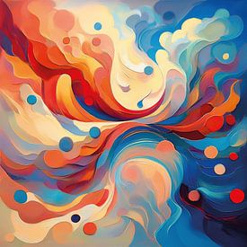 Abstraktion in Farbe von Patricia Hofmeester