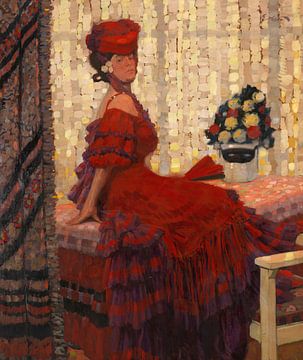 Domino (Dame in het rood), Fritz Erler