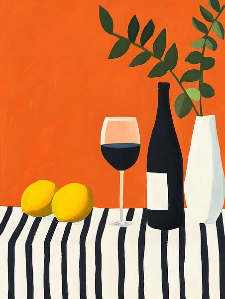 Rotwein von Gypsy Galleria auf ArtFrame, Leinwand, Poster und mehr