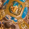 Peinture sur le plafond du musée du Vatican à Rome sur Lizanne van Spanje