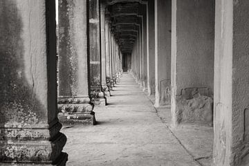 Hall of Angkor Wat temple by Elyse Madlener