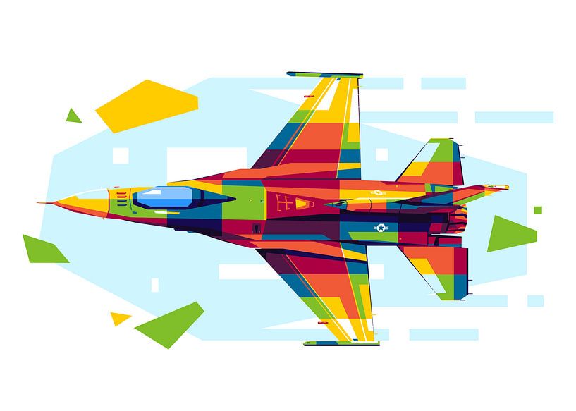 F-16 Fighting Falcon en vol dans le WPAP par Lintang Wicaksono