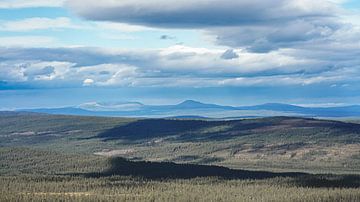 Panorama des montagnes suédoises sur Sonny Vermeer