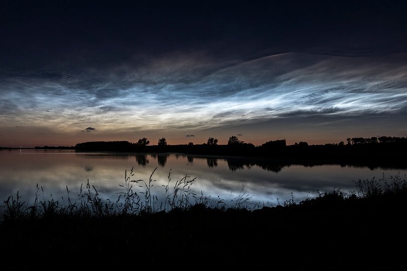 Luminous night clouds by Jannie Bouwman