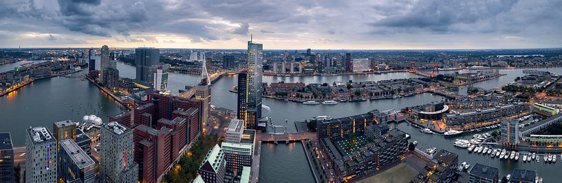 Panorama Rotterdam von Martijn Kort