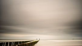 Strand #1 (kleur) van Lex Schulte