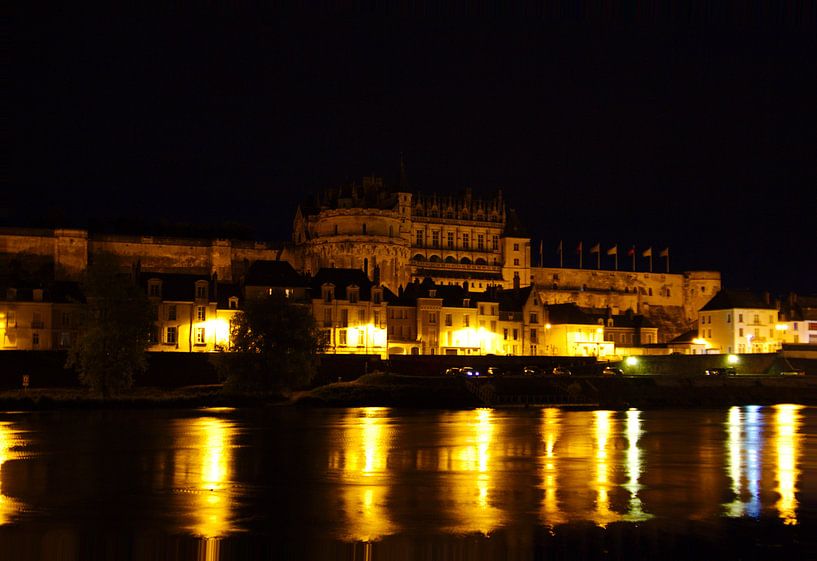 Kasteel Amboise by night von Marcel Boelens