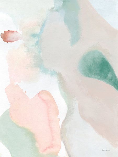 Salie en roze abstract II, Danhui Nai van Wild Apple