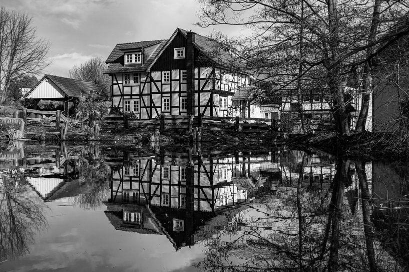 Half-timbered village Herleshausen by Roland Brack