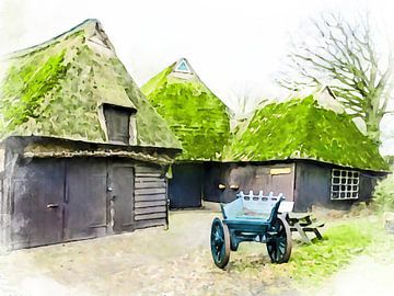 Museumsdorf, Orvelte, Drenthe. von Danny de Klerk