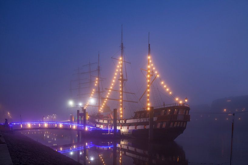 Sailing ship at the Schlachte by Torsten Krüger