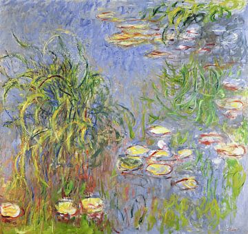 Claude Monet,Waterlelies, Cluster of Gras