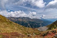 Mountain landscapes: View to the mountains on the other side