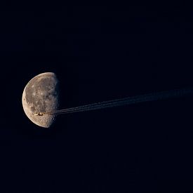 Lufthansa boeing 747 mooncrosser van Arthur Bruinen