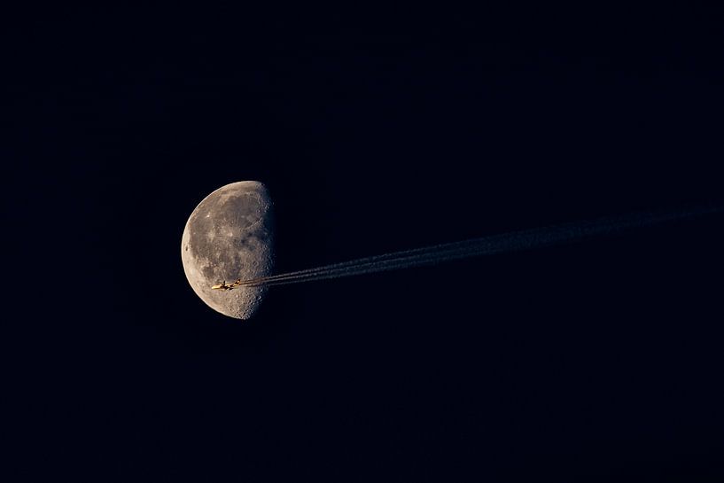 Lufthansa boeing 747 mooncrosser by Arthur Bruinen