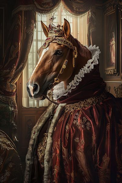 Majestätisches Pferd im Barockstil von Poster Art Shop