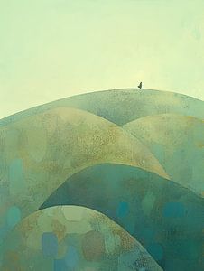 Paysage minimaliste | Horizon calme, âme solitaire