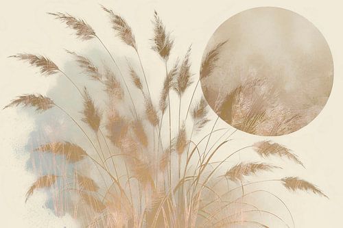 Scandinavisch fantasie natuurlandschap