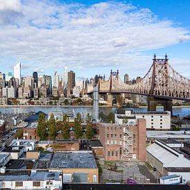 New York Manhattan mit Queensboro-Brücke von Susan Hol