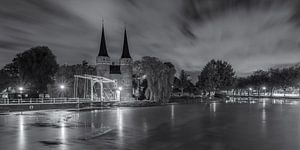 Oostpoort Delft, zwart-wit - 3 van Tux Photography