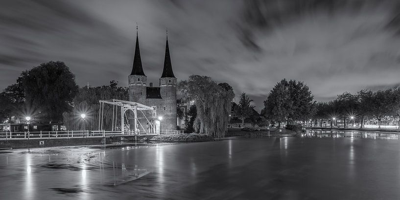 Oostpoort Delft, schwarzweiß von Tux Photography