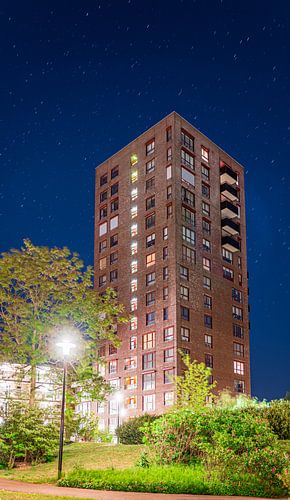 The Vondeltoren in Ridderkerk at Night