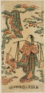 Torii Kiyomasu II - The Actor Segawa Kikunojo I as Mizue Gozen