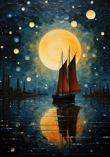 Zeilboot Zeilboot Maritiem Zee Poster Kunstdruk