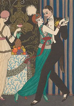 George Barbier - La Danse (1914) by Peter Balan