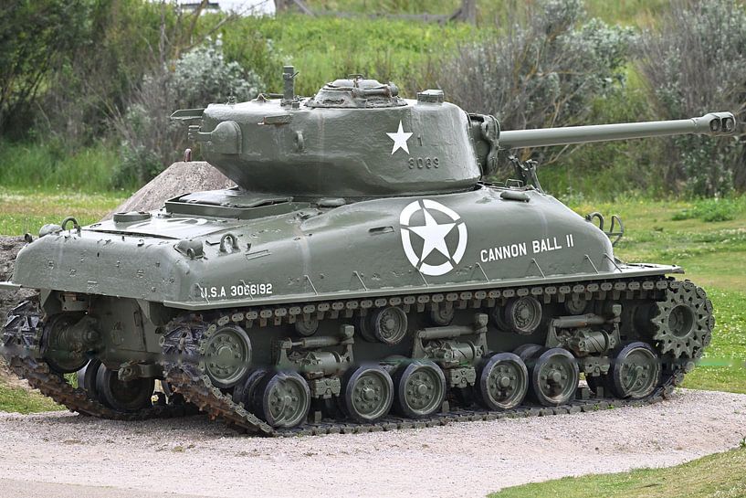 Memorial Normandy tank by Petra De Jonge