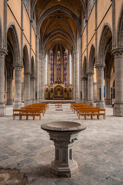 Interior of an abandoned church by Sonny Vermeer