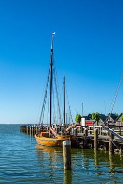 De haven van Althagen am Bodden