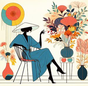 Sommer im Stil von Henri Matisse. ( 6 )