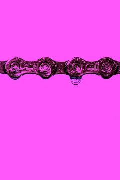 Necklace pink by Leon van Bon