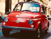 Red Fiat 500 by E Jansen thumbnail