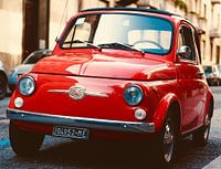 Red Fiat 500