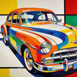 Vintage Rainbow — Bunte Linien voller Dynamik