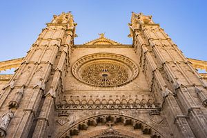 Detailaufnahme der Kathedrale La Seu in Palma de Mallorca, Spanien