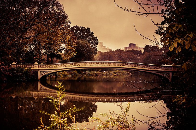 Bow Bridge New York by Bianca  Hinnen