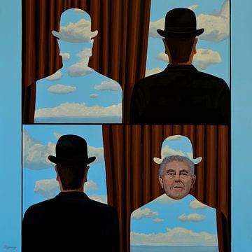 Magritte Schilderij van Paul Meijering