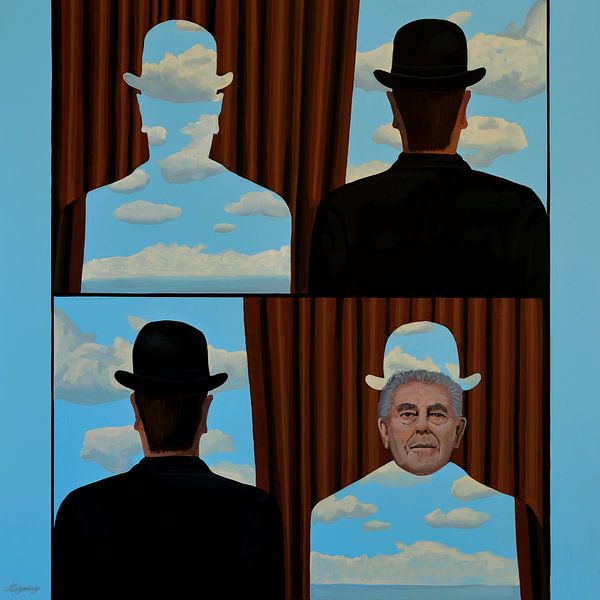 Magritte Painting by Paul Meijering
