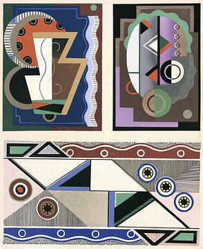 Collectie Decoraties en Kleuren 07 (1930) van Georges Valmier van Peter Balan